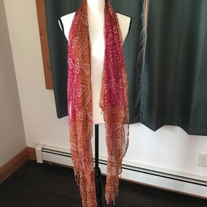 Bohemian Beaded Scarf